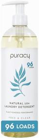 img 4 attached to 🧺 Puracy Natural Liquid Laundry Detergent – Hypoallergenic Enzyme-Based Free & Clear Solution, 24 Fl Oz (1 Pack)