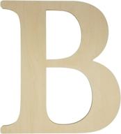 🅱️ 24-inch unfinished wooden letter b for wedding guestbook or wall decor logo