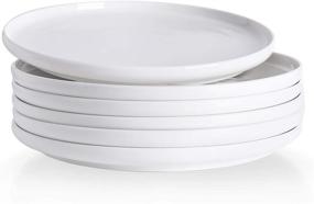 img 4 attached to 🍽️ Efficient Kanwone Porcelain Dinner Plates: Dishwasher-safe and Stylish