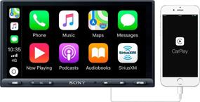 img 2 attached to 🚗 Sony XAV-AX5000 7-Inch Apple CarPlay and Android Auto Media Receiver with Bluetooth