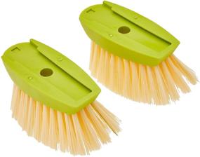 img 3 attached to 🧼 Green Suds Up Soap Dispensing, 2-Pack Full Circle Dish Brush Refill