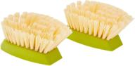 🧼 green suds up soap dispensing, 2-pack full circle dish brush refill logo