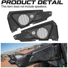 img 3 attached to 🔊 KIWI MASTER Панели передних динамиков для Polaris RZR XP 1000 900 S XC Turbo (2014-2020) - Улучшите свой RZR звуковой опыт!