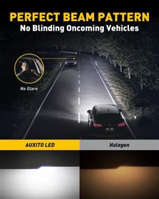 img 2 attached to 🔦 AUXITO 9006 LED Headlight Bulbs – 12000LM Per Set, 6500K Xenon White, Mini Size HB4 Wireless Headlight Bulbs (Pack of 2)