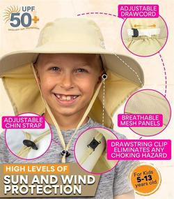 img 2 attached to 🎣 Discoverer Kids Fishing Hats - Sun Hats with UV Protection for Boys and Girls, Ages 5-13 by GearTOP