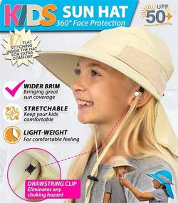 img 3 attached to 🎣 Discoverer Kids Fishing Hats - Sun Hats with UV Protection for Boys and Girls, Ages 5-13 by GearTOP