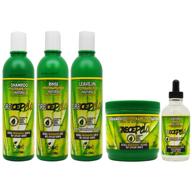 boe crece pelo herbal natural hair care set: shampoo, conditioner, leave-in treatment, and serum logo