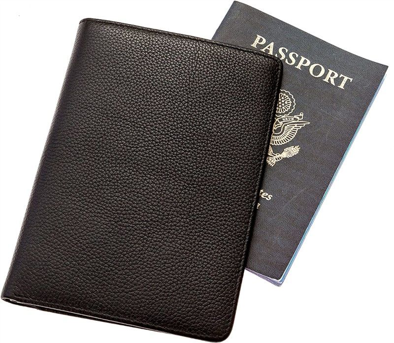 blocking passport holder travel wallet travel accessories in passport walletsロゴ