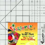 🍍 colourful stitches pineapple tool: easy & stress-free scrap or stash cutting, 8.5" x 8.5 logo