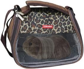 img 4 attached to Portable Breathable Guinea Pig Carrier Bag - Ideal for Outings with Guinea Pigs, Hedgehogs, Squirrels, Chinchillas, and Similar Sized Animals