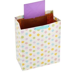 img 1 attached to 🎁 Hallmark 13&#34; Assorted Large Baby Shower Gift Bags with Tissue Paper (Pack of 3, Cloud and Rainbow, Giraffe, Pastel Polka Dots)