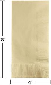 img 1 attached to 🧻 Creative Converting Touch of Color Ivory Paper Dinner Napkins - 100 Count, 2-Ply, 16" x 16" (279161)