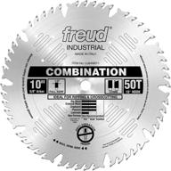 🔪 freud 10" x 50t combination blade (lu84m011): optimize cutting performance with precision and versatility logo