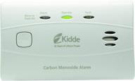 powerful kidde carbon monoxide detector: long-lasting lithium battery, alarm memory, and bright led lights logo