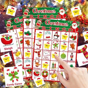 img 3 attached to Exciting KMUYSL Christmas Bingo Game Card for Kids: Perfect Party Favor for the Ultimate Festive Fun!