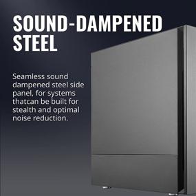 img 2 attached to 🔇 Cooler Master Silencio S600 ATX Mid-Tower: Enhanced Sound-Dampening, Reversible Front Panel, SD Card Reader, and 2x 120mm PWM Silencio FP Fans