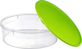 img 3 attached to Zilpoo Plastic Pie Container, Cupcake Carrier, Muffin, Tart, Cookie, Cheesecake Holder with Lid - 10.5”, Green