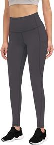 img 1 attached to 🩲 TQD High Waist Yoga Pants: Capri Leggings 4-Way Stretch with Pockets for Women