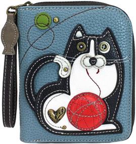 img 4 attached to 🐱 Chala Fat Cat Wristlet Wallet - Ideal Gift for Cat Lovers and Cat Moms