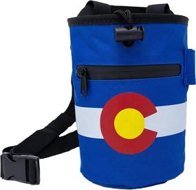 img 4 attached to COSendCo Colorado Chalk Bag Weightlifting