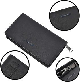 img 1 attached to 👔 Premium BALIDIYA Wallets: Ultimate Organizer for Business Men's Accessories