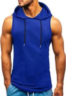 amussiar workout hooded sleeveless fashion sports & fitness in other sports logo