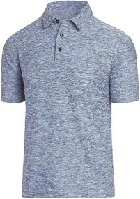 img 2 attached to COSSNISS Men's Purple Golf Shirt: The Perfect Addition to Your Stylish Wardrobe!