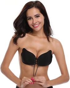 img 1 attached to MITALOO Adhesive Invisible Backless Strapless Women's Clothing in Lingerie, Sleep & Lounge