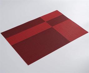 img 3 attached to 🧼 Resistant, Washable, Wipeable Placemat Mats for Better Durability