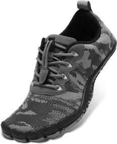 img 4 attached to Racqua Running Minimalist Barefoot Trekking Men's Shoes and Athletic