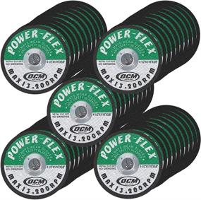 img 4 attached to High-Quality 50-Pack 4 1/2 Inches x 1/16 Inches x 5/8 Inches Cut Off Wheels - Ideal for Precise Ferrous Metal and Stainless Steel Cutting