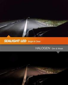 img 3 attached to 💡 SEALIGHT H4/9003/HB2 LED Bulbs X1 Series: Dual Xenon White 6000K 6000LM - Ultimate Lighting Upgrade!