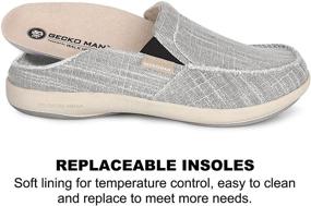 img 2 attached to Rubber Support Loafers Plantar Fasciitis Men's Shoes in Loafers & Slip-Ons