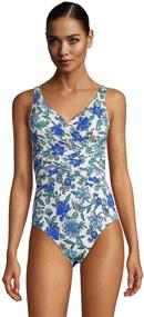 img 4 attached to 👙 Lands End Slender Swimsuit for Regular Women: Flattering and Trendy Clothing