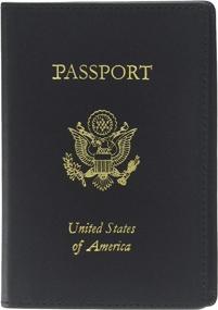 img 2 attached to 🧳 Оптимизируйте свои путешествия с органайзером для паспортов Royce Leather - с технологией блокировки и важными аксессуарами для путешествий.