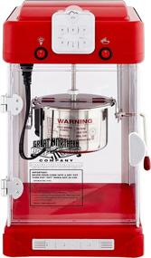 img 3 attached to Great Northern Popcorn Pop Pup Countertop Popcorn Machine – Tabletop Popper with 1 Gallon Capacity – 2.5-Ounce Kettle, Catch Tray, Warming Light & Scoop