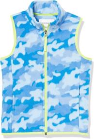 img 2 attached to 🧥 Stay Warm and Stylish with Amazon Essentials Boys' Polar Fleece Vest