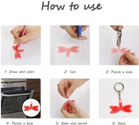 img 1 attached to Woohome Plastic Scissors Tweezers Creative