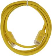 🟨 high-quality leviton 5hhom 4y ethernet cable in 4 feet length, vibrant yellow логотип