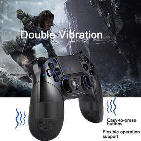 img 1 attached to Shumeifang Wireless Controller Bluetooth Vibration PlayStation