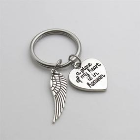 img 2 attached to Memorial Jewelry Piece Heaven Keychain