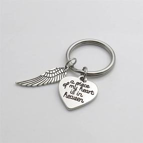 img 3 attached to Memorial Jewelry Piece Heaven Keychain