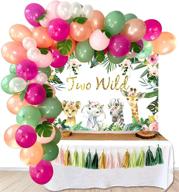 birthday decorations backdrop jungle supplies logo