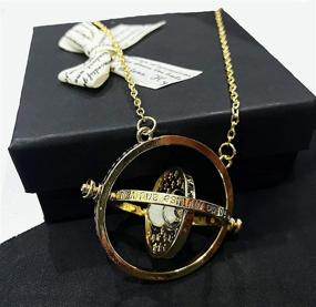 img 3 attached to Hermione's Time Converter Hourglass Necklace: Exquisite Women's and Girls' Alloy Jewelry