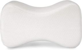 img 2 attached to 🐿️ Squirrel Pillow: Ultimate Comfort for Side Sleepers with Back Pain - Contoured High Density Memory Foam - Machine Washable Cover
