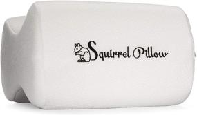 img 4 attached to 🐿️ Squirrel Pillow: Ultimate Comfort for Side Sleepers with Back Pain - Contoured High Density Memory Foam - Machine Washable Cover