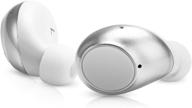 wireless earbuds with bluetooth 5.0, ipx6 waterproof, 360° rotatable charging case, 25h playtime, built-in mic, for iphones and android - high-quality stereo headphones logo