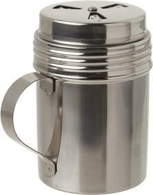 img 3 attached to Tablecraft 10 oz Stainless Steel Dry Rub Shaker with Handle - Silver, 10-Ounce