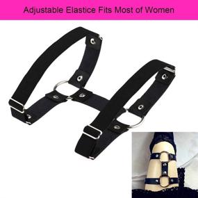 img 1 attached to Alisikee Adjustable Elastic Leather Harness Women's Clothing