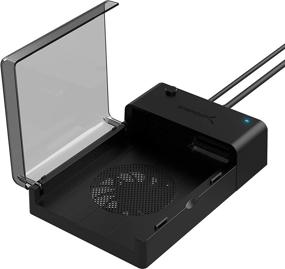 img 4 attached to 💻 Sabrent EC-DFFN: High-Speed USB 3.0 to SATA External Hard Drive Docking Station with Cooling Fan - Supports 2.5in or 3.5in HDD, SSD - UASP and 6TB Capacity